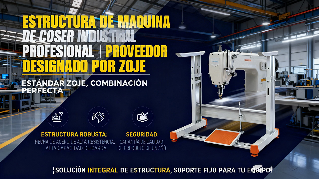 Fabricante Profesional de Mesas y Bastidores para Máquinas de Coser Industriales 